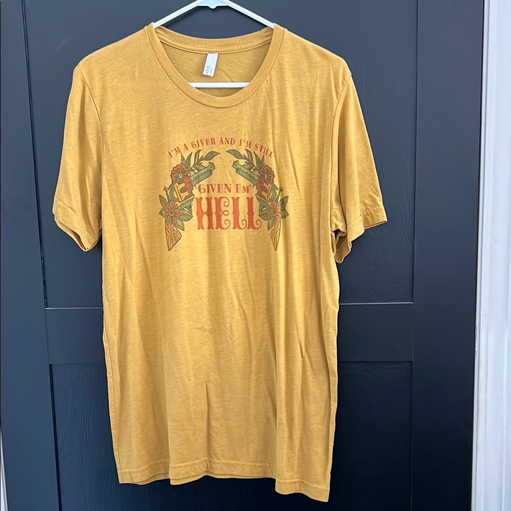 Yellow Graphic T-Shirt